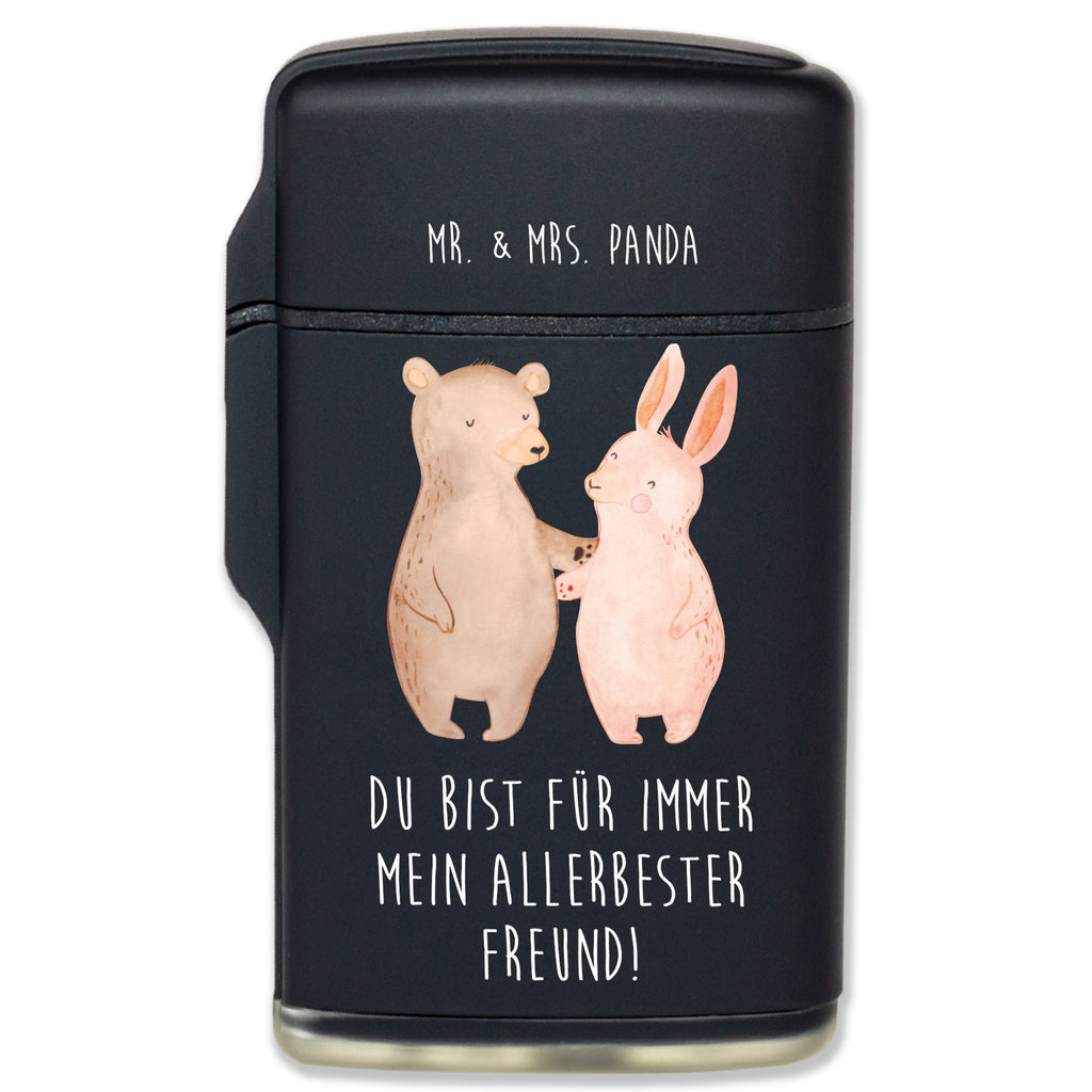 Feuerzeug Bär Hase Umarmen Liebe, Partner, Freund, Freundin, Ehemann, Ehefrau, Heiraten, Verlobung, Heiratsantrag, Liebesgeschenk, Jahrestag, Hocheitstag, Freunde, bester Freund, Hase, Bär, Bärchen, best friends