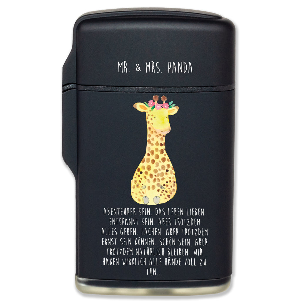 Feuerzeug Giraffe Blumenkranz Afrika, Wildtiere, Giraffe, Blumenkranz, Abenteurer, Selbstliebe, Freundin