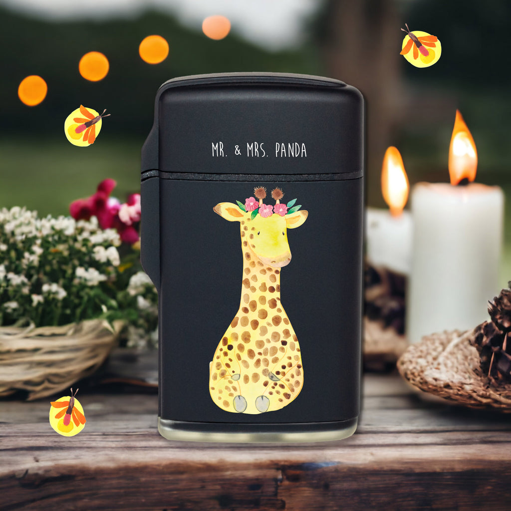 Feuerzeug Giraffe Blumenkranz Afrika, Wildtiere, Giraffe, Blumenkranz, Abenteurer, Selbstliebe, Freundin