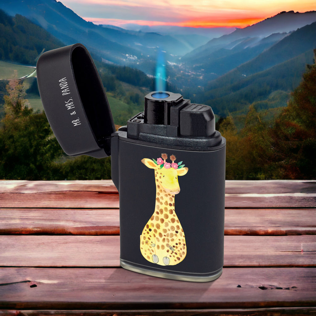 Feuerzeug Giraffe Blumenkranz Afrika, Wildtiere, Giraffe, Blumenkranz, Abenteurer, Selbstliebe, Freundin