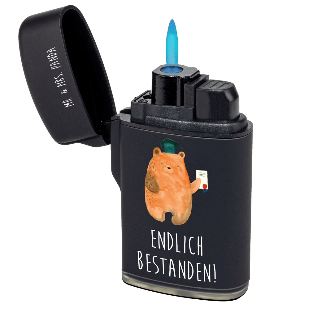 Feuerzeug Prüfungsbär Bär, Teddy, Teddybär, Abitur, Prüfungen, Prüfung bestanden, Abschluss, Zeugnis, Abschlusszeugnis