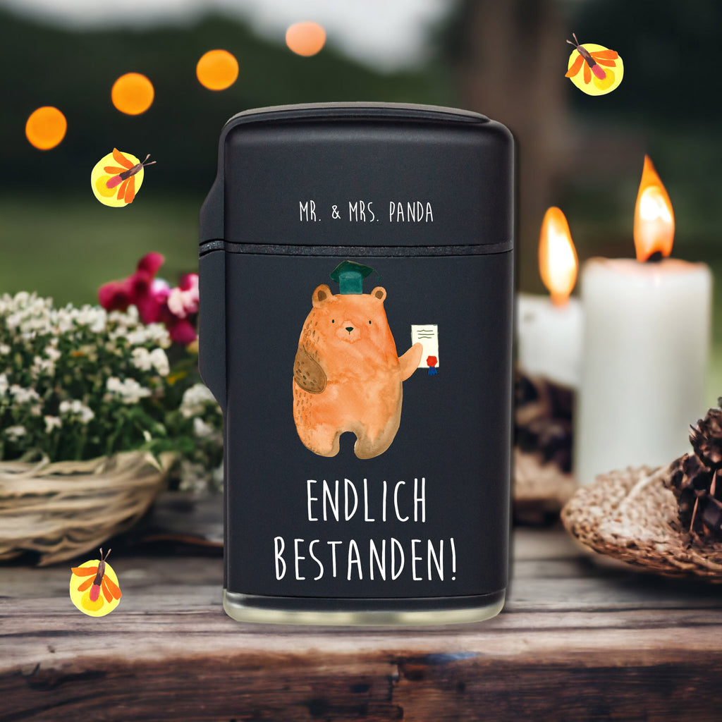 Feuerzeug Prüfungsbär Bär, Teddy, Teddybär, Abitur, Prüfungen, Prüfung bestanden, Abschluss, Zeugnis, Abschlusszeugnis