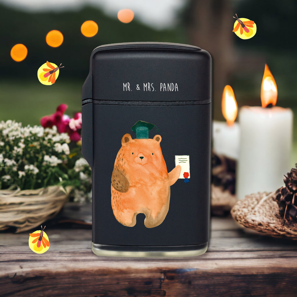 Feuerzeug Prüfungsbär Bär, Teddy, Teddybär, Abitur, Prüfungen, Prüfung bestanden, Abschluss, Zeugnis, Abschlusszeugnis