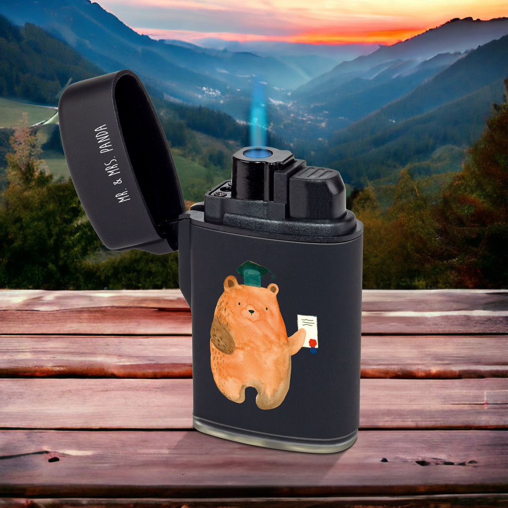 Feuerzeug Prüfungsbär Bär, Teddy, Teddybär, Abitur, Prüfungen, Prüfung bestanden, Abschluss, Zeugnis, Abschlusszeugnis