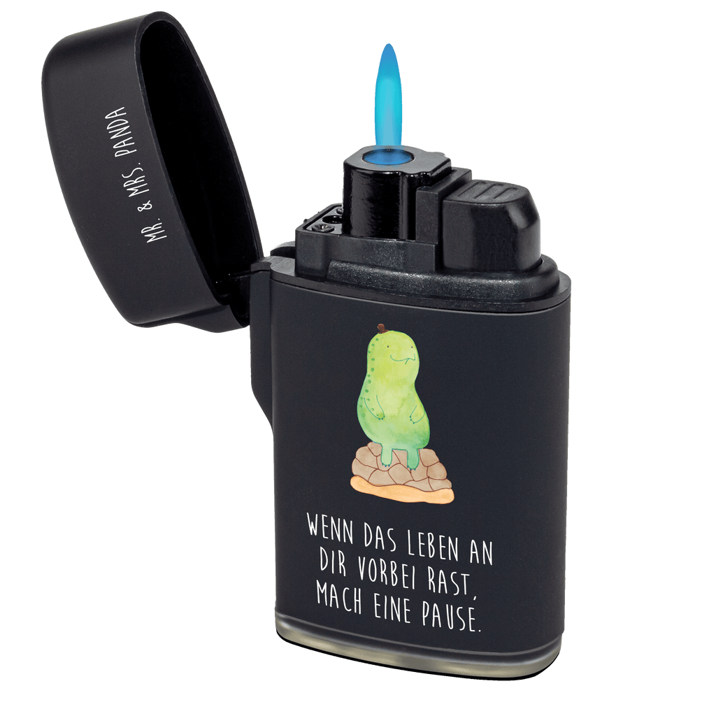 Feuerzeug Schildkröte pausiert Schildkröte, Achtsamkeit, Entschleunigen, achtsam