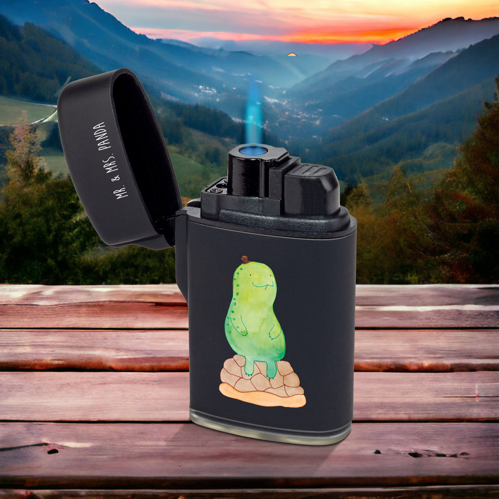 Feuerzeug Schildkröte pausiert Schildkröte, Achtsamkeit, Entschleunigen, achtsam