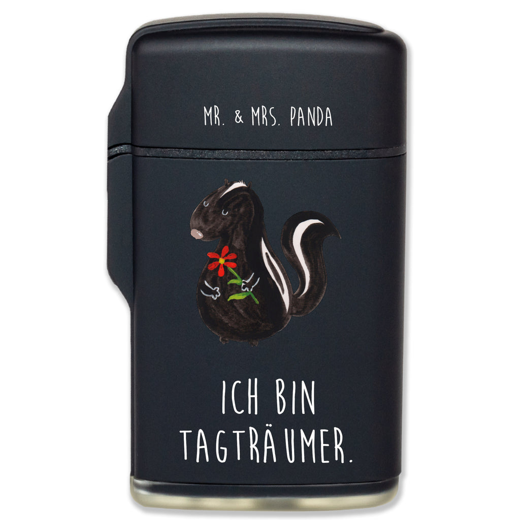 Feuerzeug Stinktier Blume Stinktier, Skunk, Wildtier, Raubtier, Stinker, Stinki, Tagträumer, verträumt, Dreams, Träume