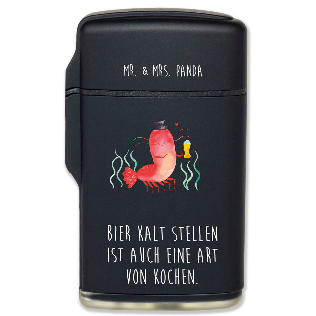Feuerzeug Hummer mit Weizen Meerestiere, Meer, Urlaub, Garnele, Garnelen, Bier, Kochen, Männerhaushalt, Junggeselle, Junggesellin, Bierliebhaber, Kneipe, Gasthaus, Wirtschaft