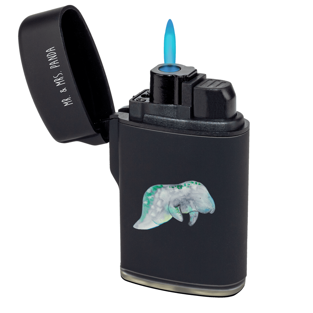 Feuerzeug Seekuh chillt Meerestiere, Meer, Urlaub, Seekuh, Seekühe, Diät, Abnehmen, Zucker, Diätwahn, Essen, Süßigkeiten