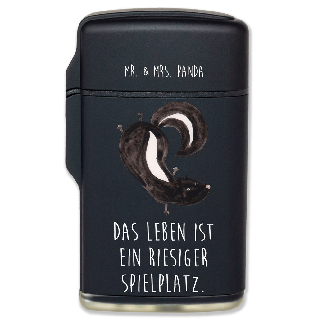 Feuerzeug Stinktier Handstand Stinktier, Skunk, Wildtier, Raubtier, Stinker, Stinki, Spielplatz, verpielt, Kind