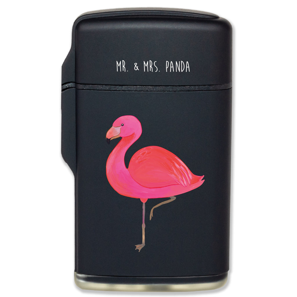 Feuerzeug Flamingo classic Flamingo, Einzigartig, Selbstliebe, Stolz, ich, für mich, Spruch, Freundin, Freundinnen, Außenseiter, Sohn, Tochter, Geschwister