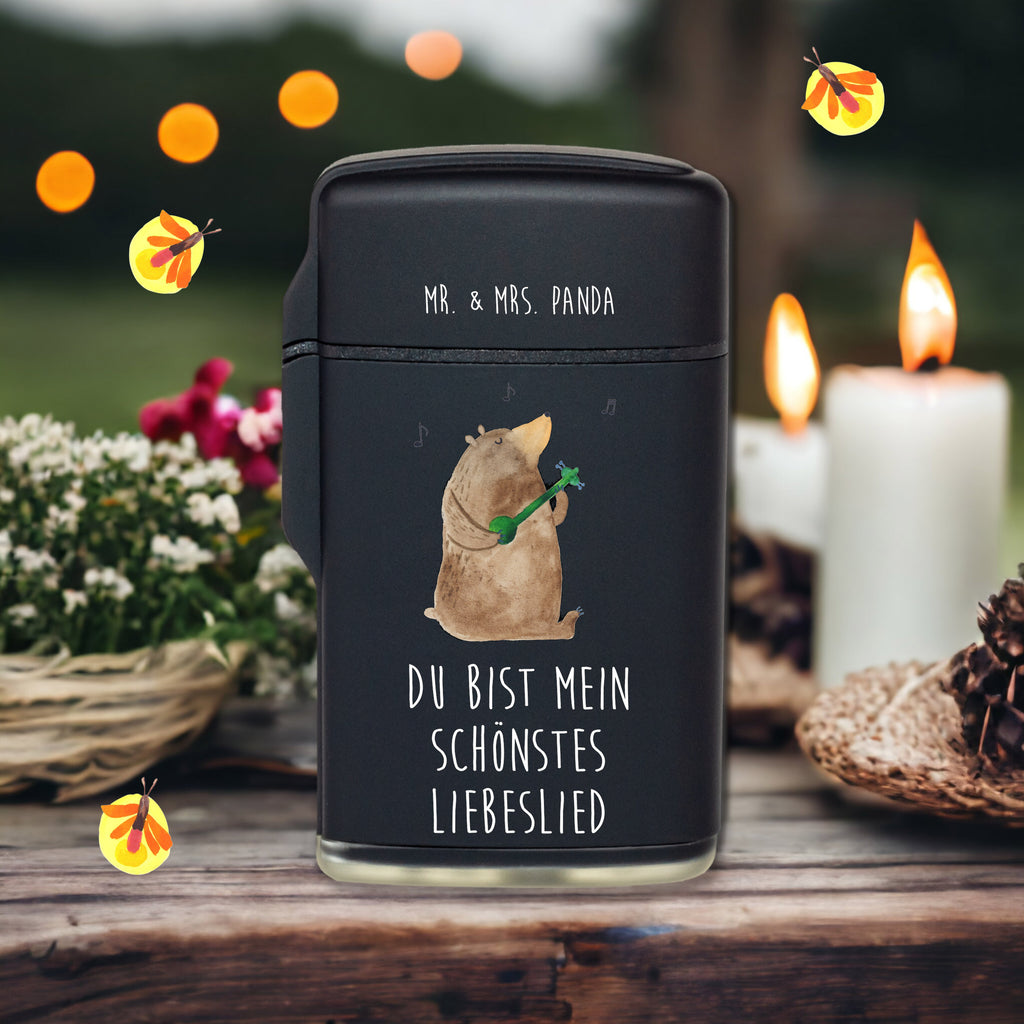 Feuerzeug Bär Lied Bär, Teddy, Teddybär, Bärchen, Bear, Liebeslied, Lied, Song, Valentinstag, Valentine, Geschenk, Partner, Liebe, Freundin, Frau, Herz, Spruch