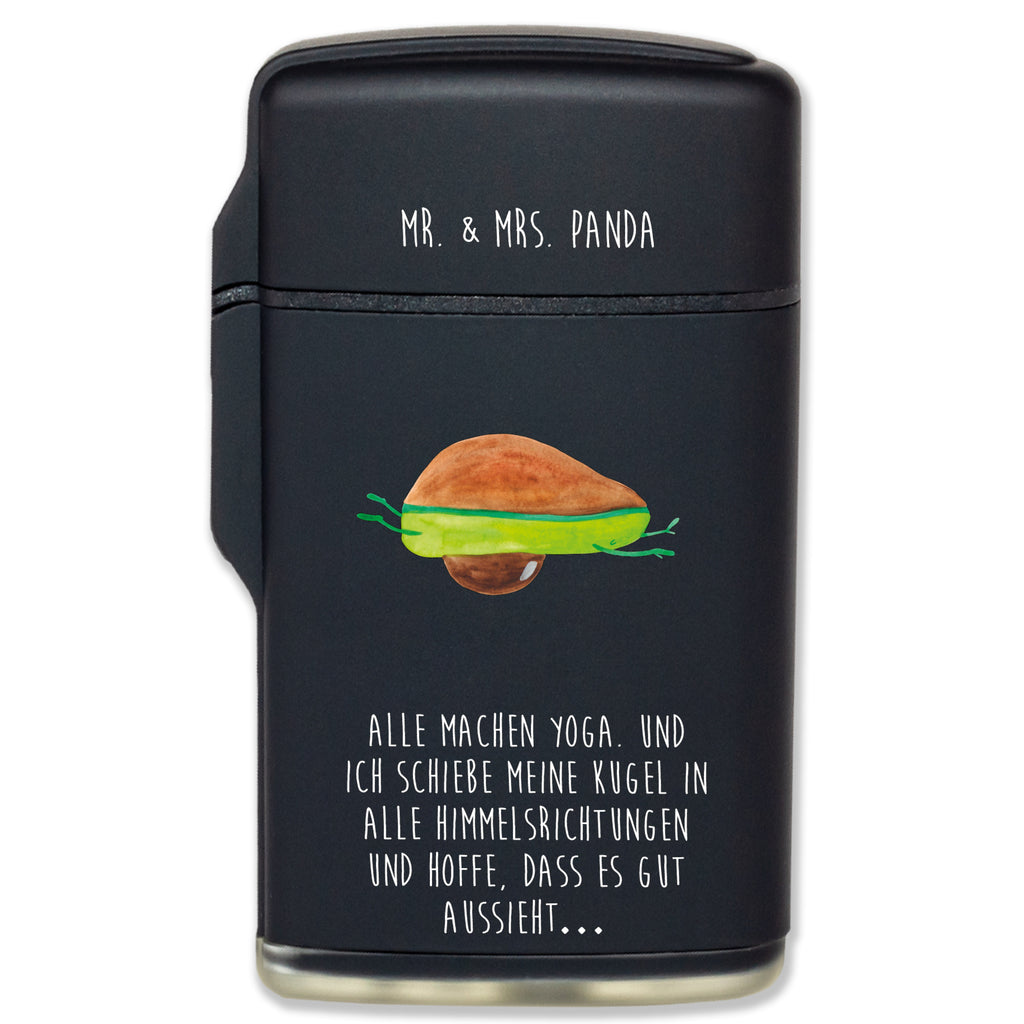 Feuerzeug Avocado Yoga Avocado, Veggie, Vegan, Gesund, Avocado Yoga Vegan