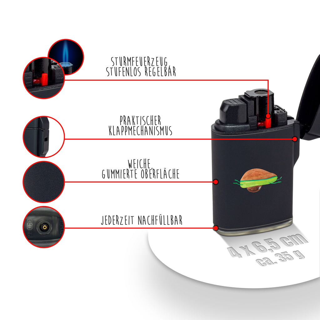 Feuerzeug Avocado Yoga Avocado, Veggie, Vegan, Gesund, Avocado Yoga Vegan