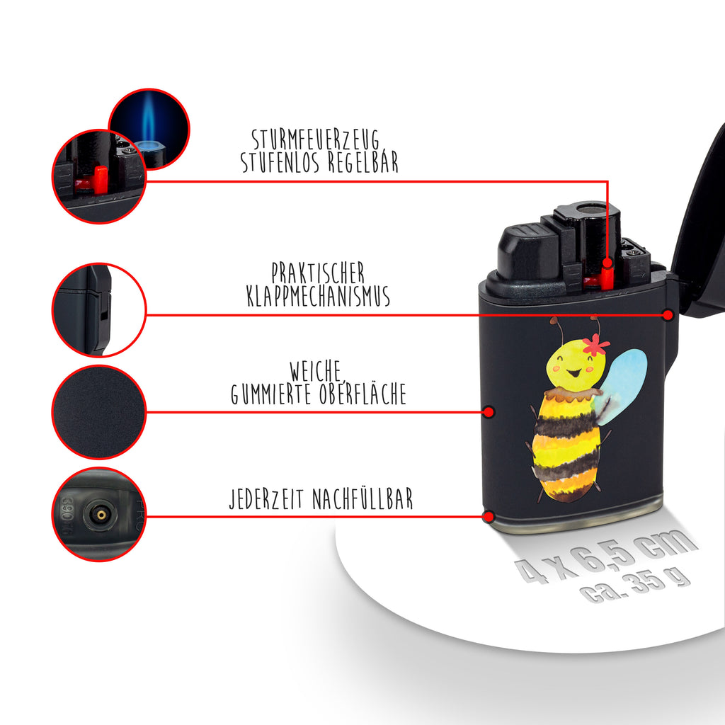 Feuerzeug Biene Happy Biene, Wespe, Hummel