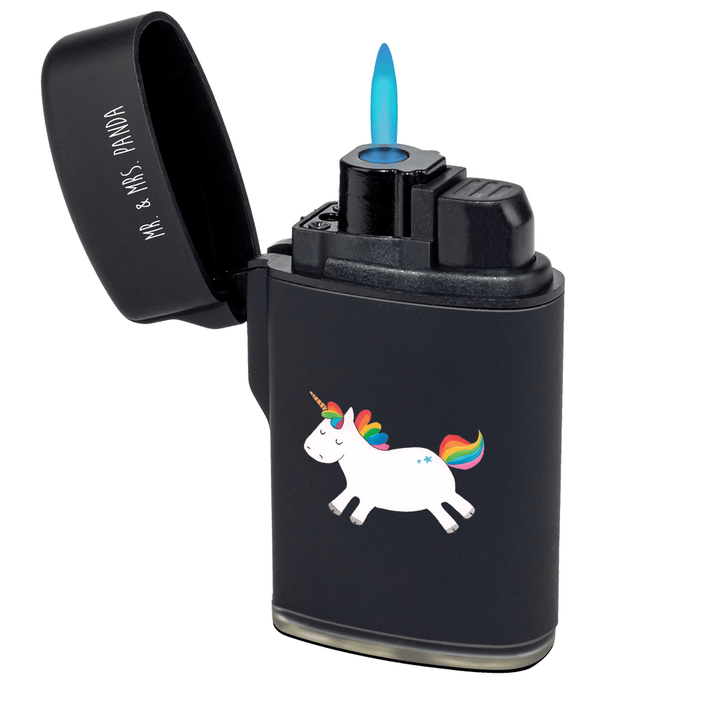 Feuerzeug Einhorn Happy Einhorn, Einhörner, Einhorn Deko, Pegasus, Unicorn, glücklich, fröhlich, Spaß, Freude, Lebensfreude, witzig, spannend, Lächeln, Lachen