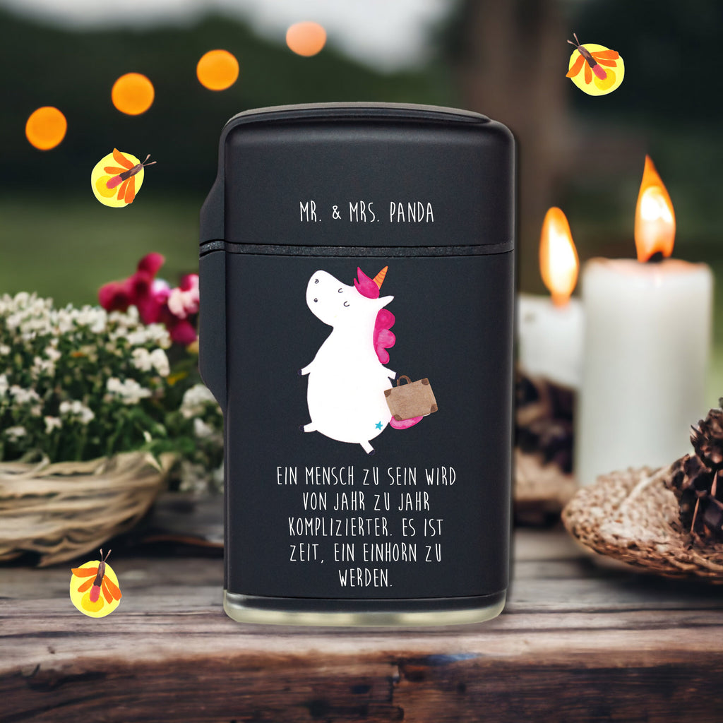 Feuerzeug Einhorn Koffer Einhorn, Einhörner, Einhorn Deko, Pegasus, Unicorn, unicorn, Koffer, Verreisen, Reise, Gepäck, Abenteuer, Erwachsen, Kind, albern, Spaß, lustig, witzig