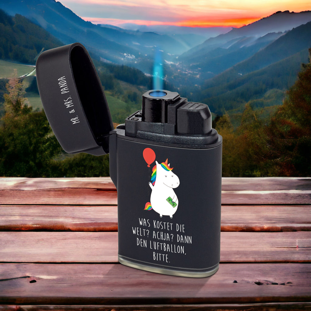 Feuerzeug Einhorn Luftballon Einhorn, Einhörner, Einhorn Deko, Pegasus, Unicorn, Luftballon, Geld, Lebenslust, Freude, Geschenk, Freundin