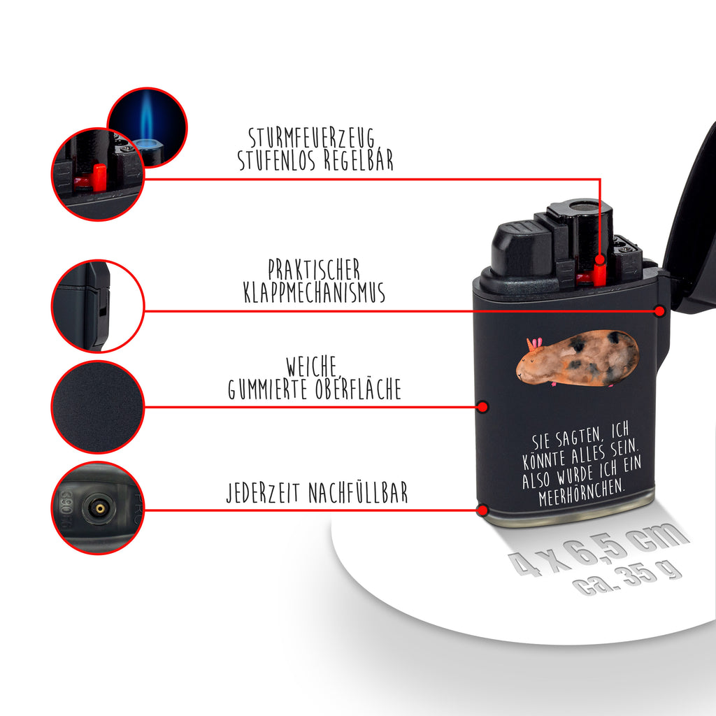 Feuerzeug Meerhörnchen Einhorn, Einhörner, Einhorn Deko, Pegasus, Unicorn, Meerhörnchen, Meericorn, Meerschwein, Meerschweinchen