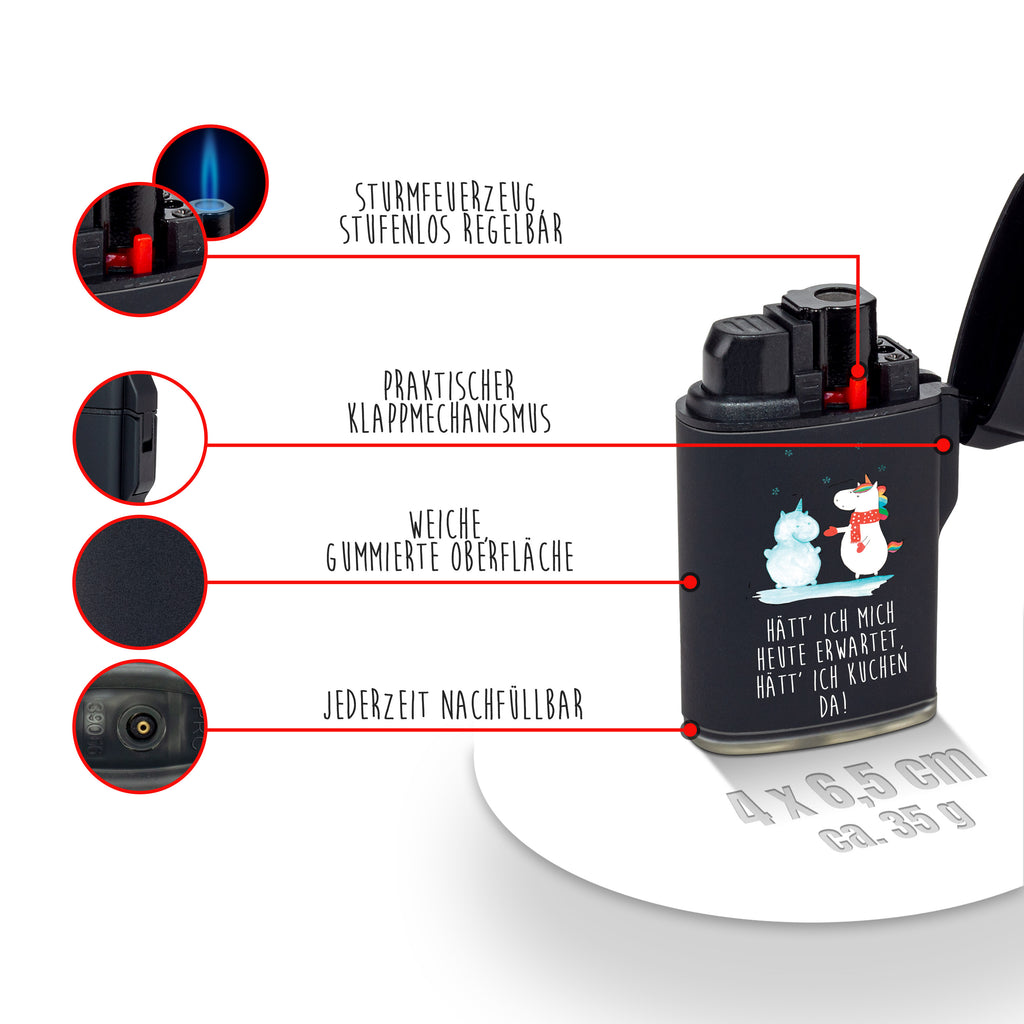 Feuerzeug Einhorn Schneemann Einhorn, Einhörner, Einhorn Deko, Pegasus, Unicorn, Schneemann, Winter, Schnee, Kuchen, Weihnachten, kalt, Mütze, Handschuhe, X-Mas