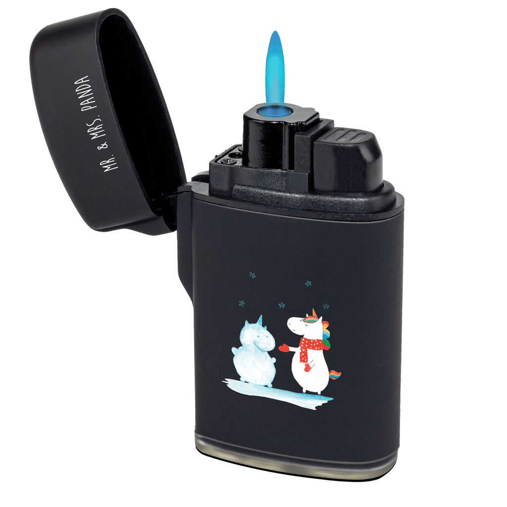 Feuerzeug Einhorn Schneemann Einhorn, Einhörner, Einhorn Deko, Pegasus, Unicorn, Schneemann, Winter, Schnee, Kuchen, Weihnachten, kalt, Mütze, Handschuhe, X-Mas