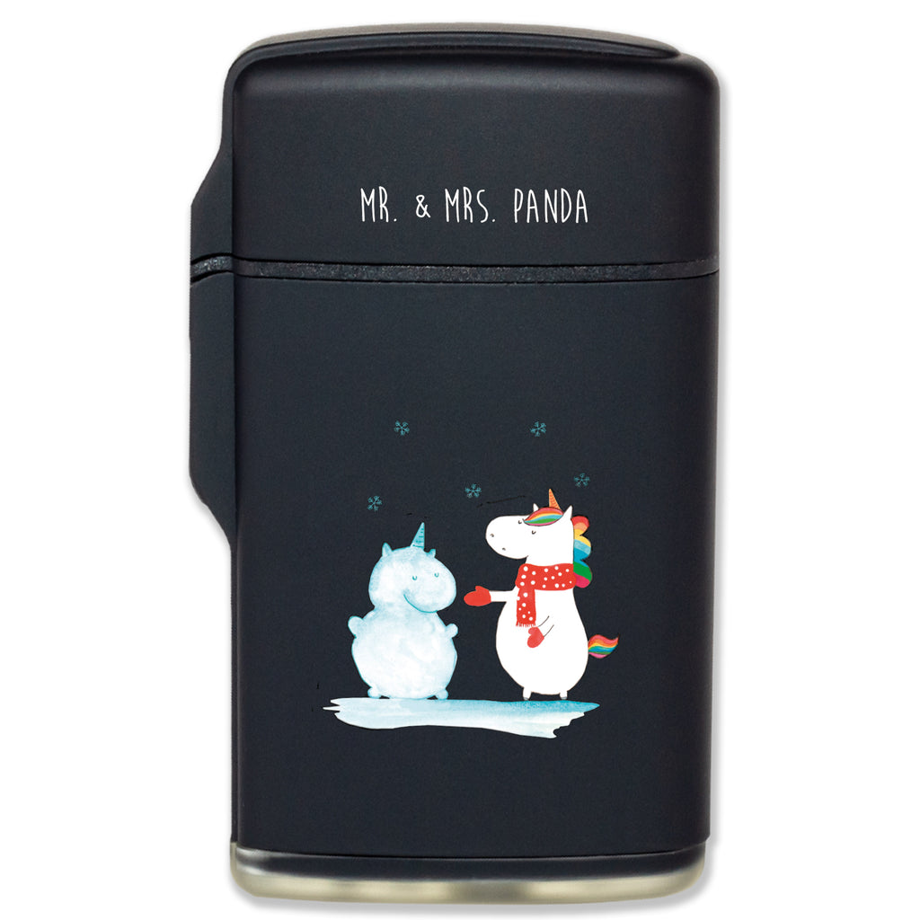 Feuerzeug Einhorn Schneemann Einhorn, Einhörner, Einhorn Deko, Pegasus, Unicorn, Schneemann, Winter, Schnee, Kuchen, Weihnachten, kalt, Mütze, Handschuhe, X-Mas