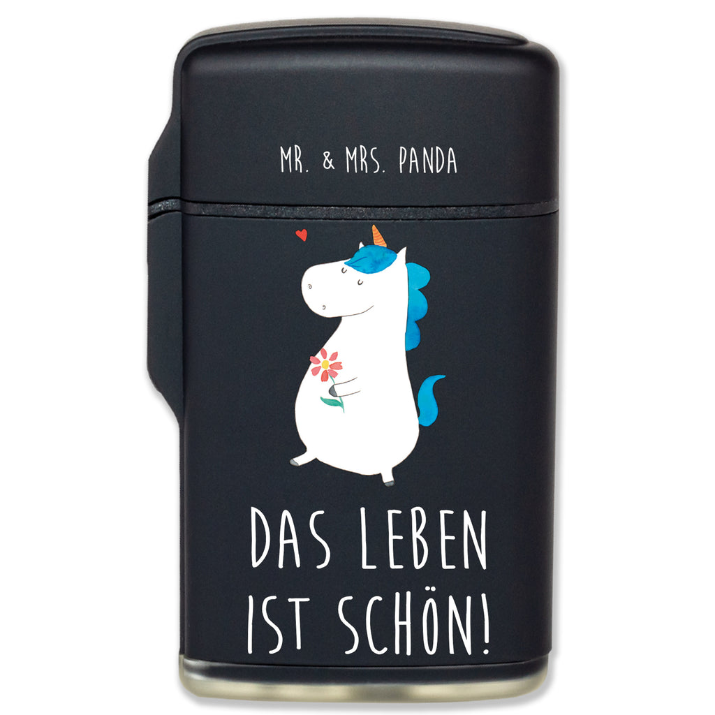 Feuerzeug Einhorn Spaziergang Einhorn, Einhörner, Einhorn Deko, Pegasus, Unicorn, Glitzer, Blumen, Spaziergang, Motivation, Gute Laune, Freude, Freundin, Mutter, Schwester