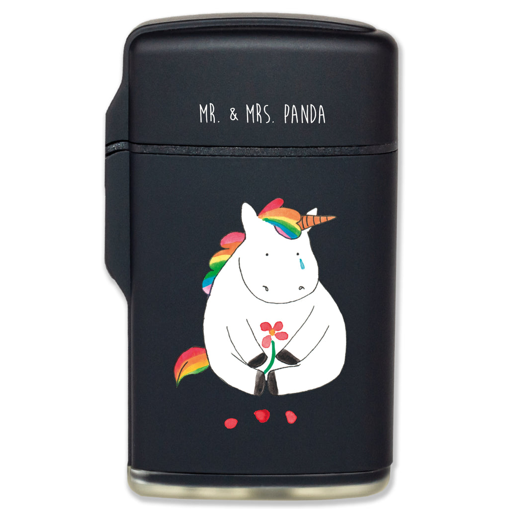 Feuerzeug Einhorn Traurig Einhorn, Einhörner, Einhorn Deko, Pegasus, Unicorn, Glitzer, Trösten. Freundschaft, Freunde, Liebe, Trauer, Grußkarte, Blume