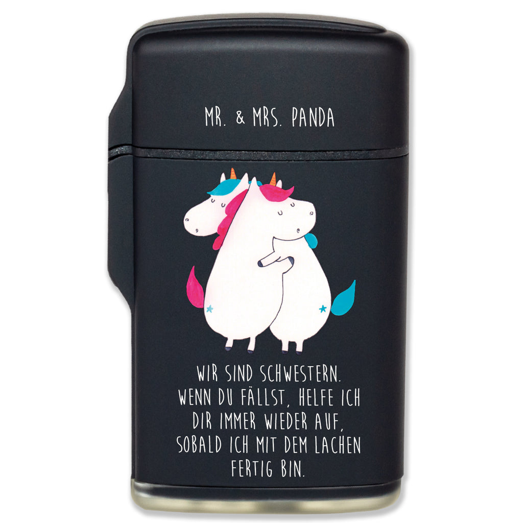 Feuerzeug Einhörner Umarmen Einhorn, Einhörner, Einhorn Deko, Pegasus, Unicorn, Freundinnen, Freundin, BFF, Schwester, Schwestern, Familie, Geschwister, Sister, Liebe