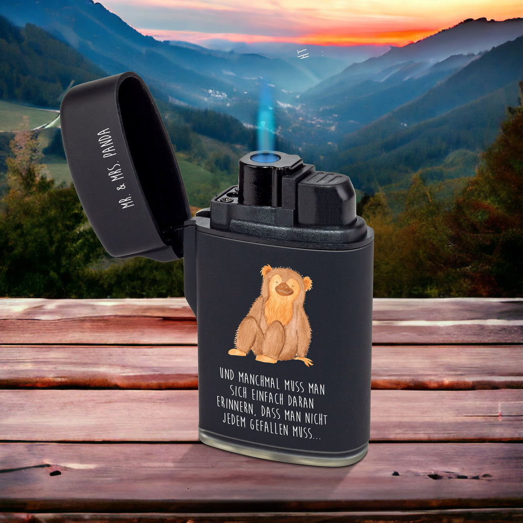 Feuerzeug Affe Afrika, Wildtiere, Affe, Äffchen, Affen, Selbstliebe, Respekt, Motivation, Selbstachtung, Liebe, Selbstbewusstsein, Selfcare