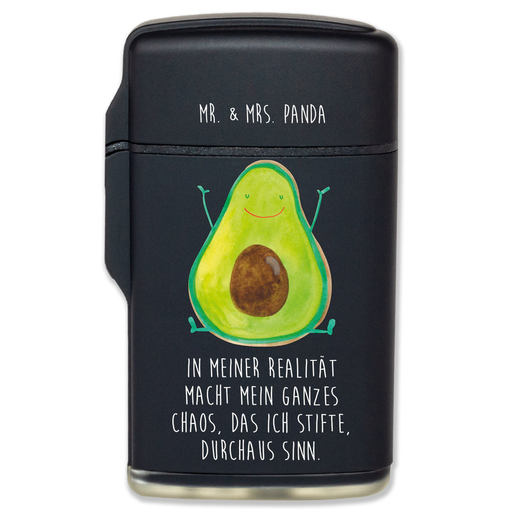 Feuerzeug Avocado Happy Avocado, Veggie, Vegan, Gesund, Chaos