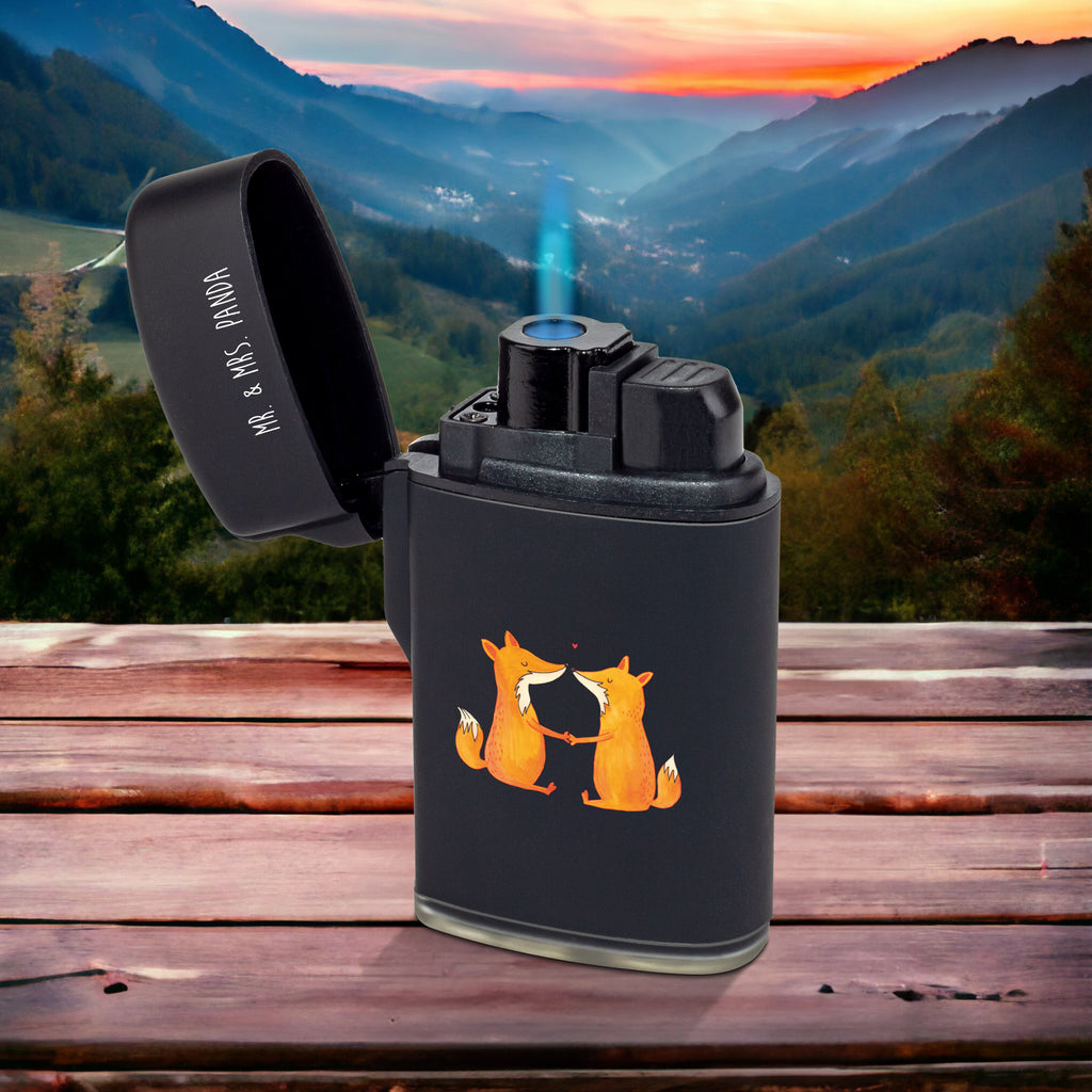 Feuerzeug Füchse Liebe Fuchs, Füchse, Fox, Liebe, Liebespaar, Paar, Partner, Freundin, Freund, Ehe, Verlobte, Ehemann, Ehefrau, Liebesbeweis