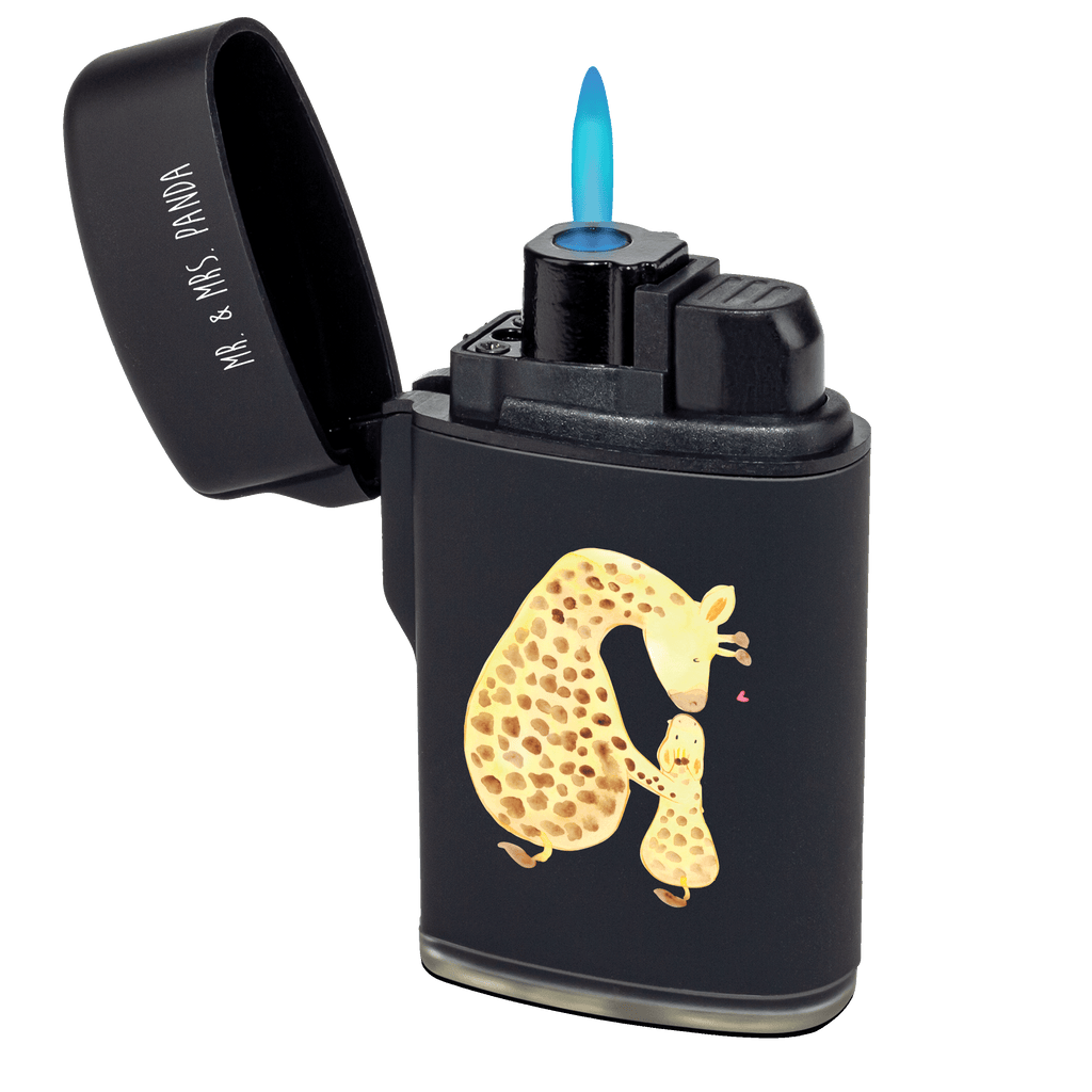 Feuerzeug Giraffe mit Kind Afrika, Wildtiere, Giraffe, Kind, Mutter, Mama, Tochter, Sohn, Lieblingsmensch