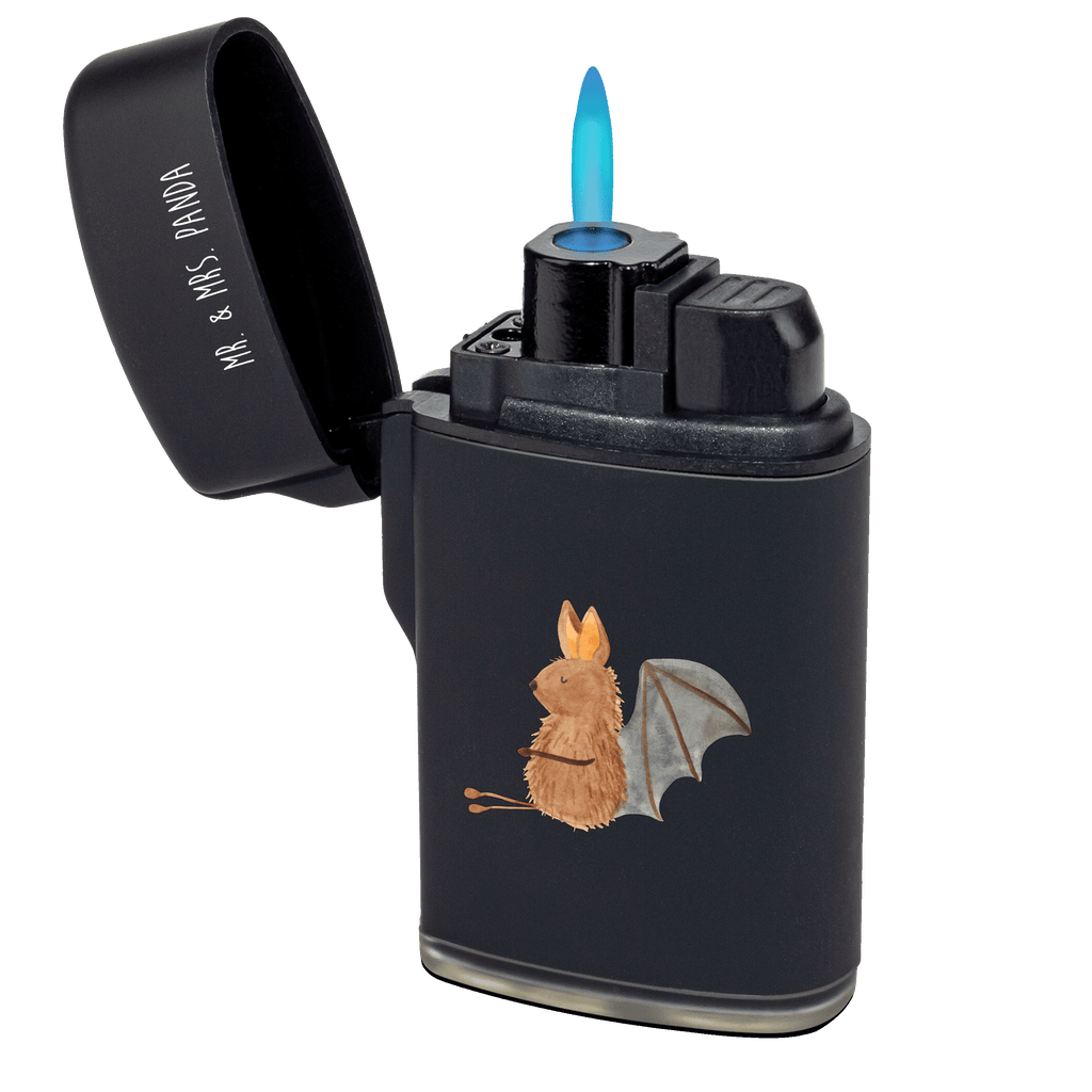 Feuerzeug Fledermaus sitzend Tiermotive, Gute Laune, lustige Sprüche, Tiere, Fledermaus, Fledermäuse, Motivation, entspannen