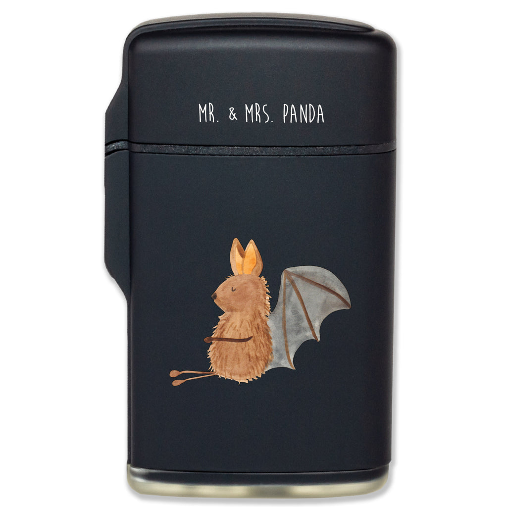 Feuerzeug Fledermaus sitzend Tiermotive, Gute Laune, lustige Sprüche, Tiere, Fledermaus, Fledermäuse, Motivation, entspannen