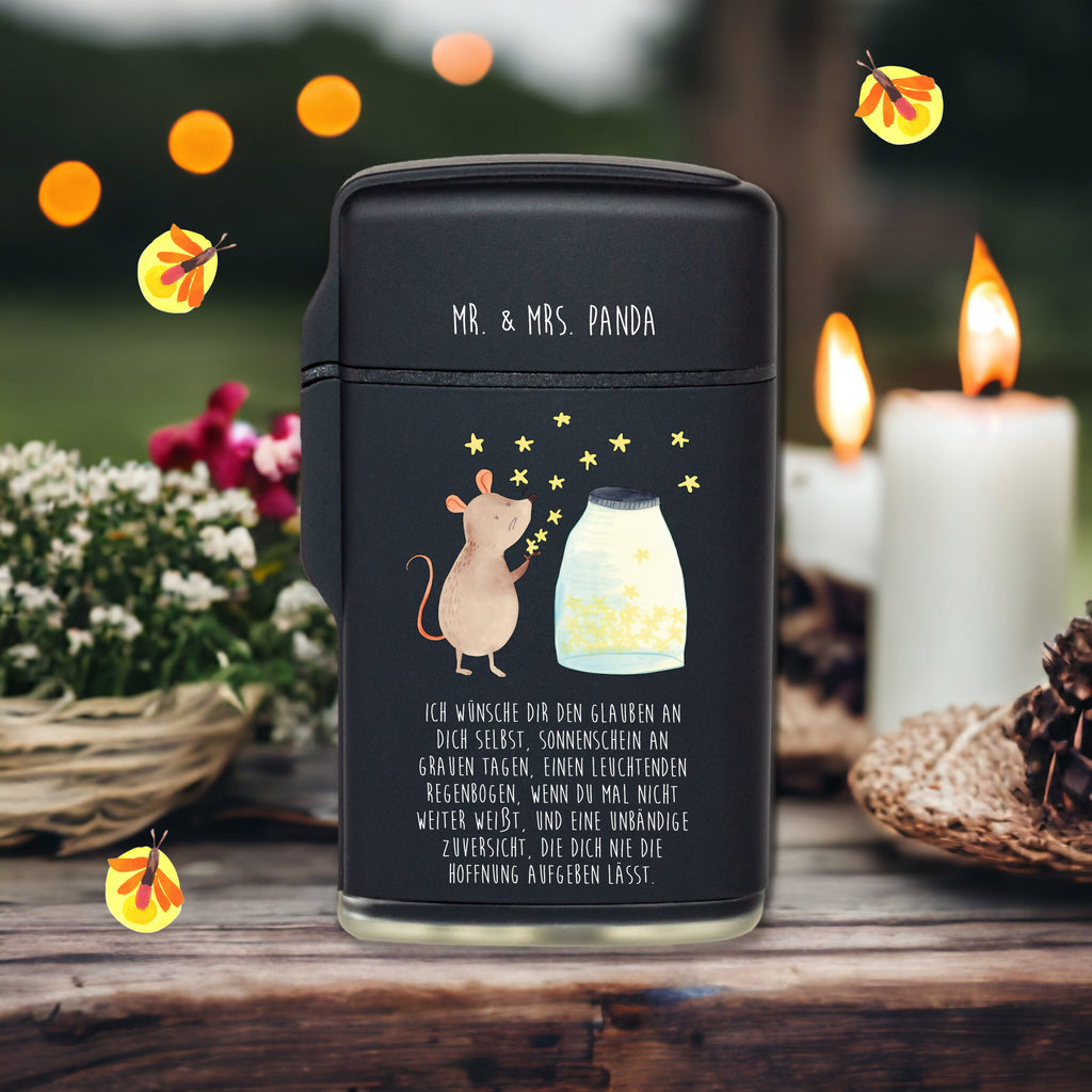 Feuerzeug Maus Sterne Tiermotive, Gute Laune, lustige Sprüche, Tiere, Maus, Sterne, Wunsch, Kind, Taufe, Taufgeschenk, Geburt, Schwangerschaft, erstes Kind, Kindergeburtstag, Geburtstag, Hoffnung, Träume