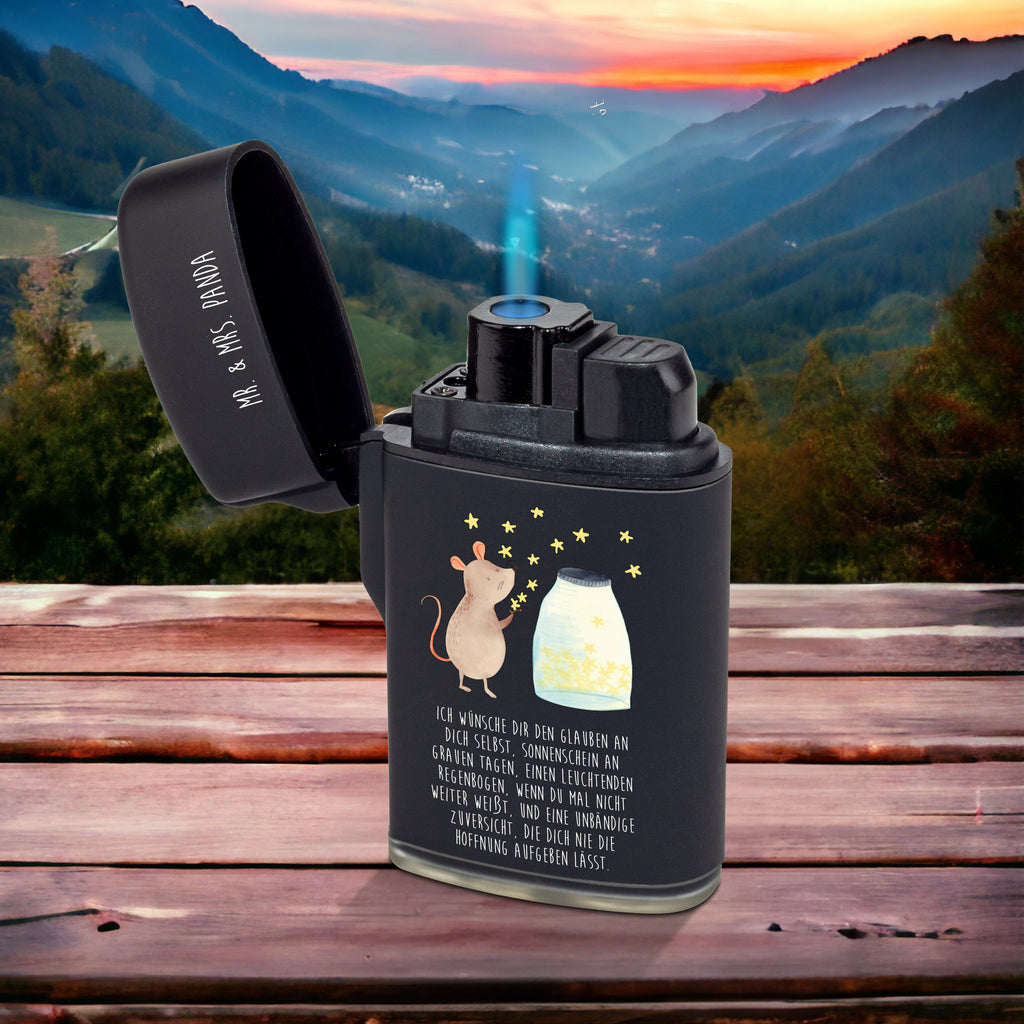 Feuerzeug Maus Sterne Tiermotive, Gute Laune, lustige Sprüche, Tiere, Maus, Sterne, Wunsch, Kind, Taufe, Taufgeschenk, Geburt, Schwangerschaft, erstes Kind, Kindergeburtstag, Geburtstag, Hoffnung, Träume