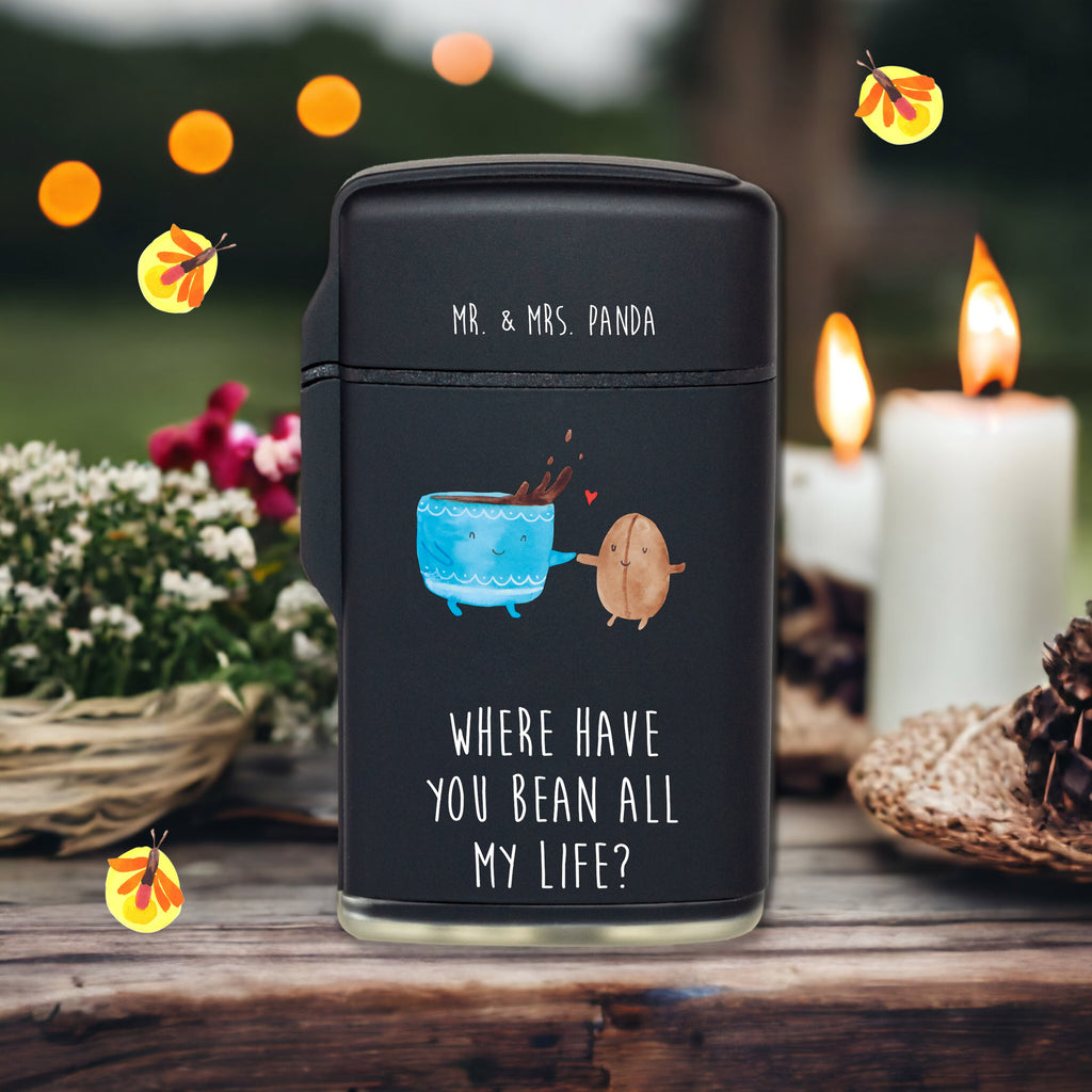 Feuerzeug Kaffee Bohne Tiermotive, Gute Laune, lustige Sprüche, Tiere, Kaffee, Kaffeebohne, Genuss, Zufriedenheit, Glück