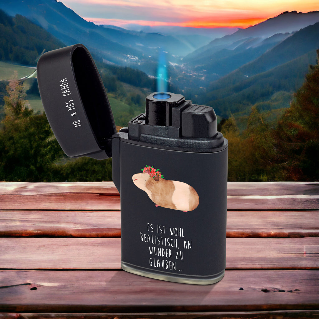Feuerzeug Meerschweinchen weise Tiermotive, Gute Laune, lustige Sprüche, Tiere, Meerschweinchen, Meerie, Meeries, Wunder, Blumenkind, Realität, Spruch, Weisheit, Motivation, Wunderland
