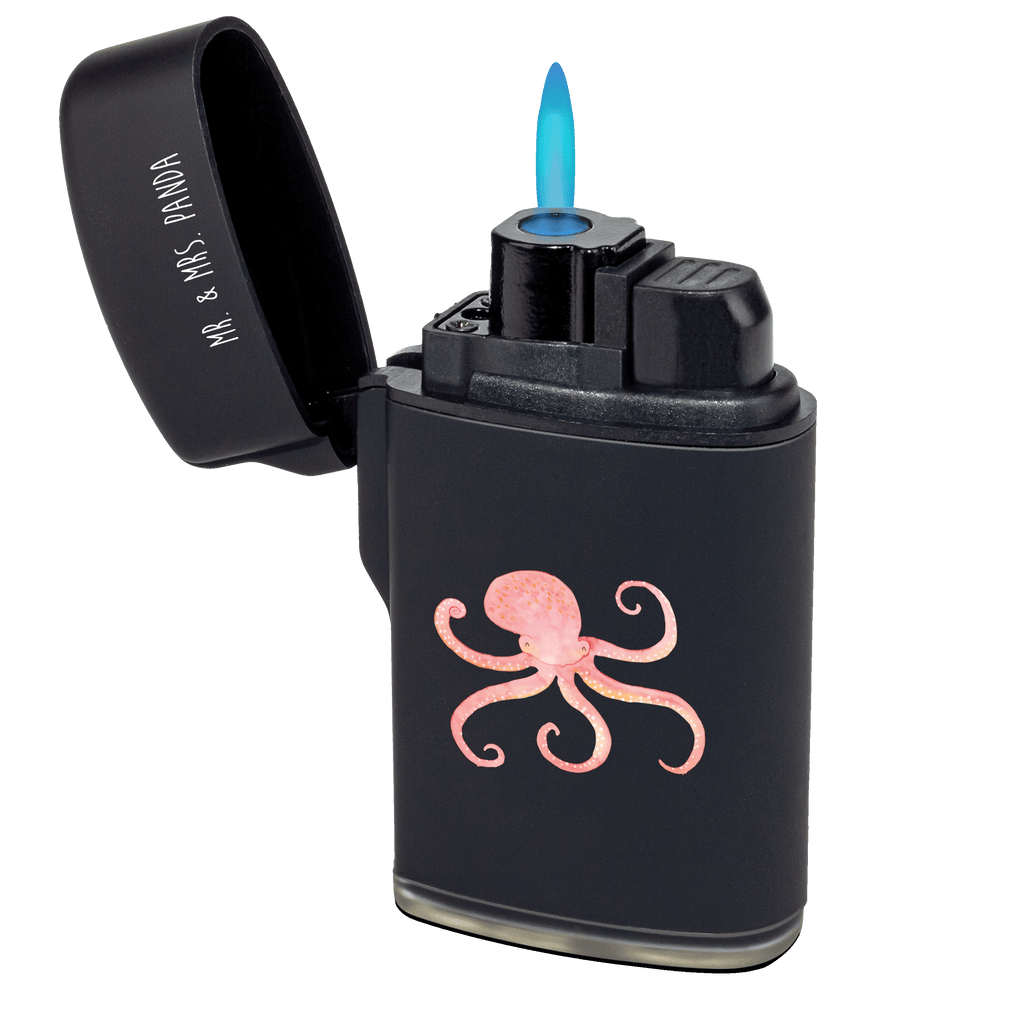 Feuerzeug Tintenfisch Tiermotive, Gute Laune, lustige Sprüche, Tiere, Meer, Meerestier, Krake, Tintenfisch, Arme, Wasser, Ozean
