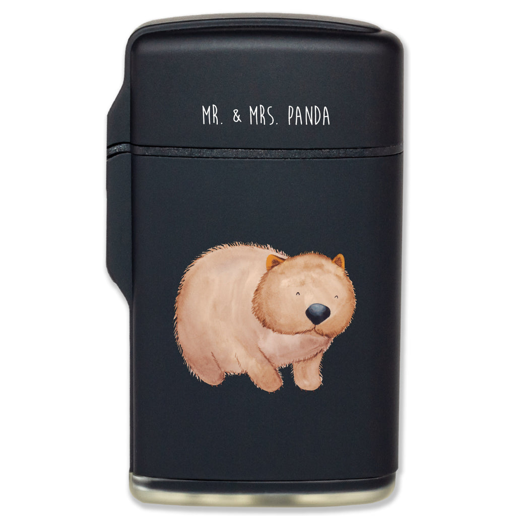 Feuerzeug Wombat Tiermotive, Gute Laune, lustige Sprüche, Tiere, Wombat, Das Leben ist schön, Motivation, Spruch, Australien