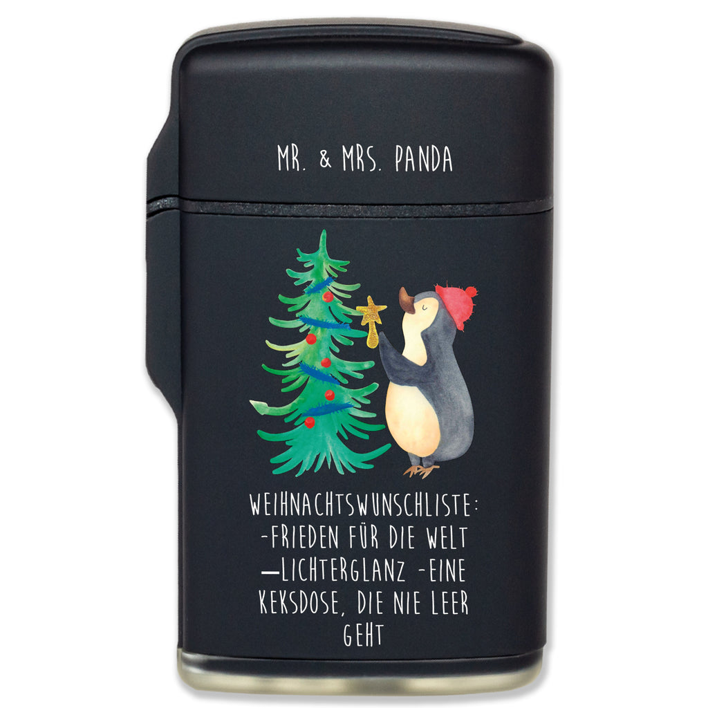 Feuerzeug Pinguin Weihnachtsbaum Winter, Weihnachten, Weihnachtsdeko, Nikolaus, Advent, Heiligabend, Wintermotiv, Pinguin