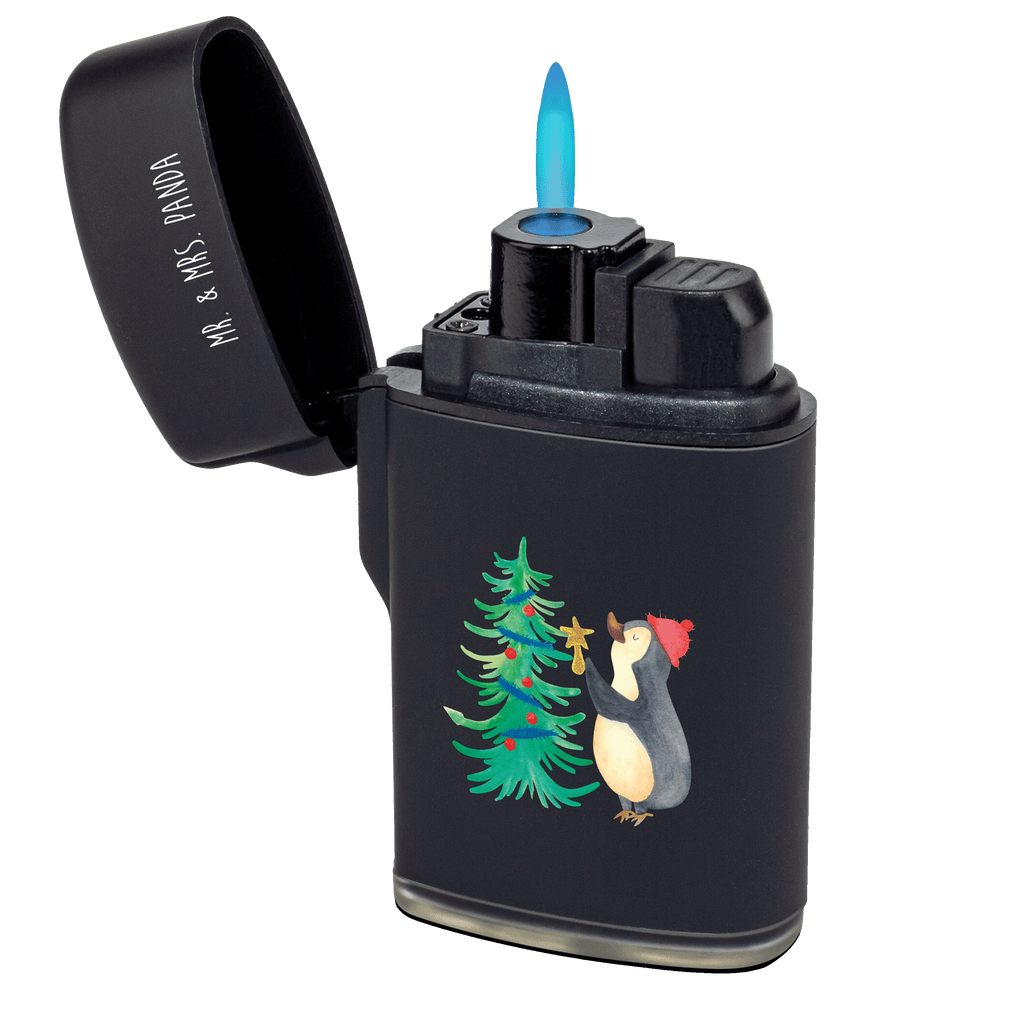 Feuerzeug Pinguin Weihnachtsbaum Winter, Weihnachten, Weihnachtsdeko, Nikolaus, Advent, Heiligabend, Wintermotiv, Pinguin