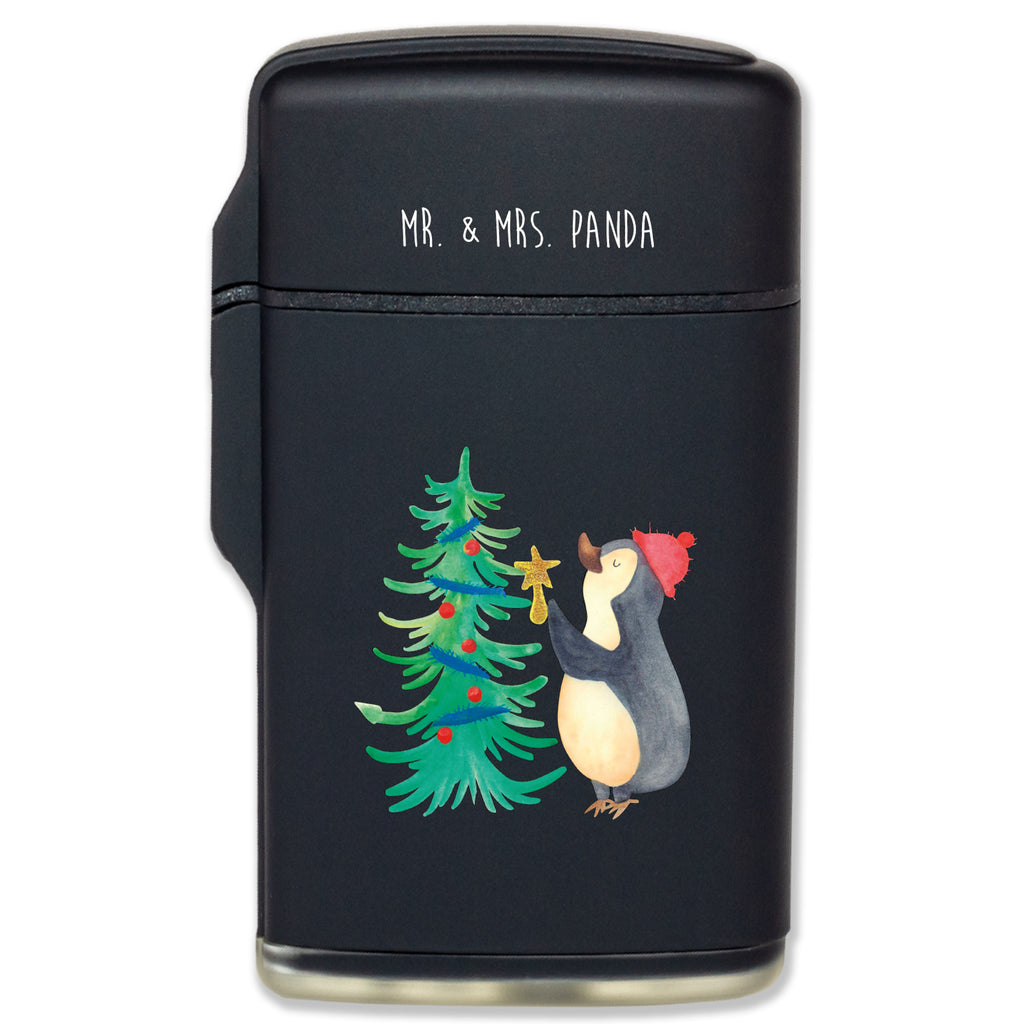 Feuerzeug Pinguin Weihnachtsbaum Winter, Weihnachten, Weihnachtsdeko, Nikolaus, Advent, Heiligabend, Wintermotiv, Pinguin