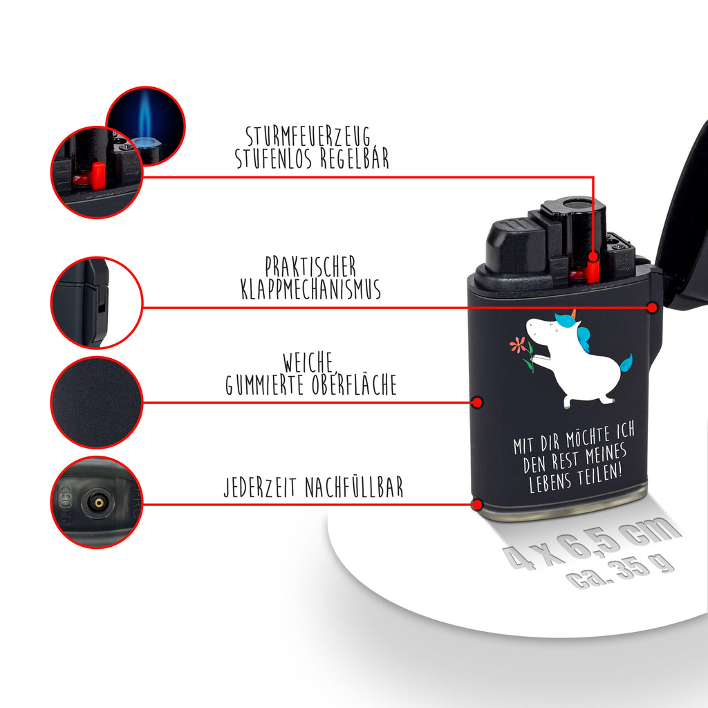 Feuerzeug Einhorn Blume Einhorn, Einhörner, Einhorn Deko, Pegasus, Unicorn, Liebe, Liebesbeweis, Antrag, Heiratsantrag, Verlobung, Ehepaar, Pärchen, Partner, Freund, Freundin, Ehe, heiraten