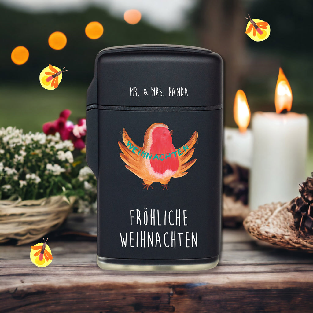 Feuerzeug Rotkehlchen Weihnachten Winter, Weihnachten, Weihnachtsdeko, Nikolaus, Advent, Heiligabend, Wintermotiv, Frohe Weihnachten, Weihnachtsmotiv, Weihnachtsgruß, Vogel, xmas