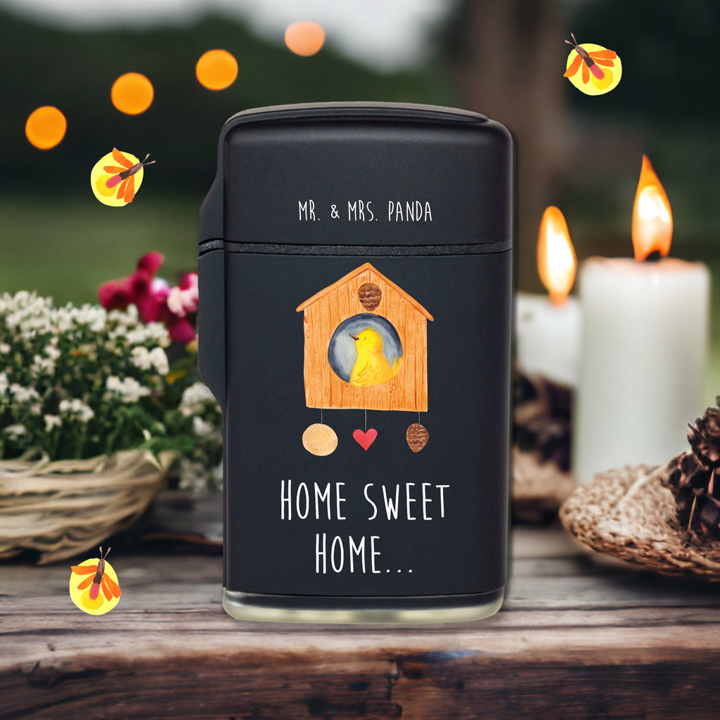 Feuerzeug Vogelhaus sweet Home Tiermotive, Gute Laune, lustige Sprüche, Tiere, Vogelhaus, Vogel, Home sweet Home, Einzug, Umzug, Geschenk, Einzugsgeschenk, Hausbau, Haus