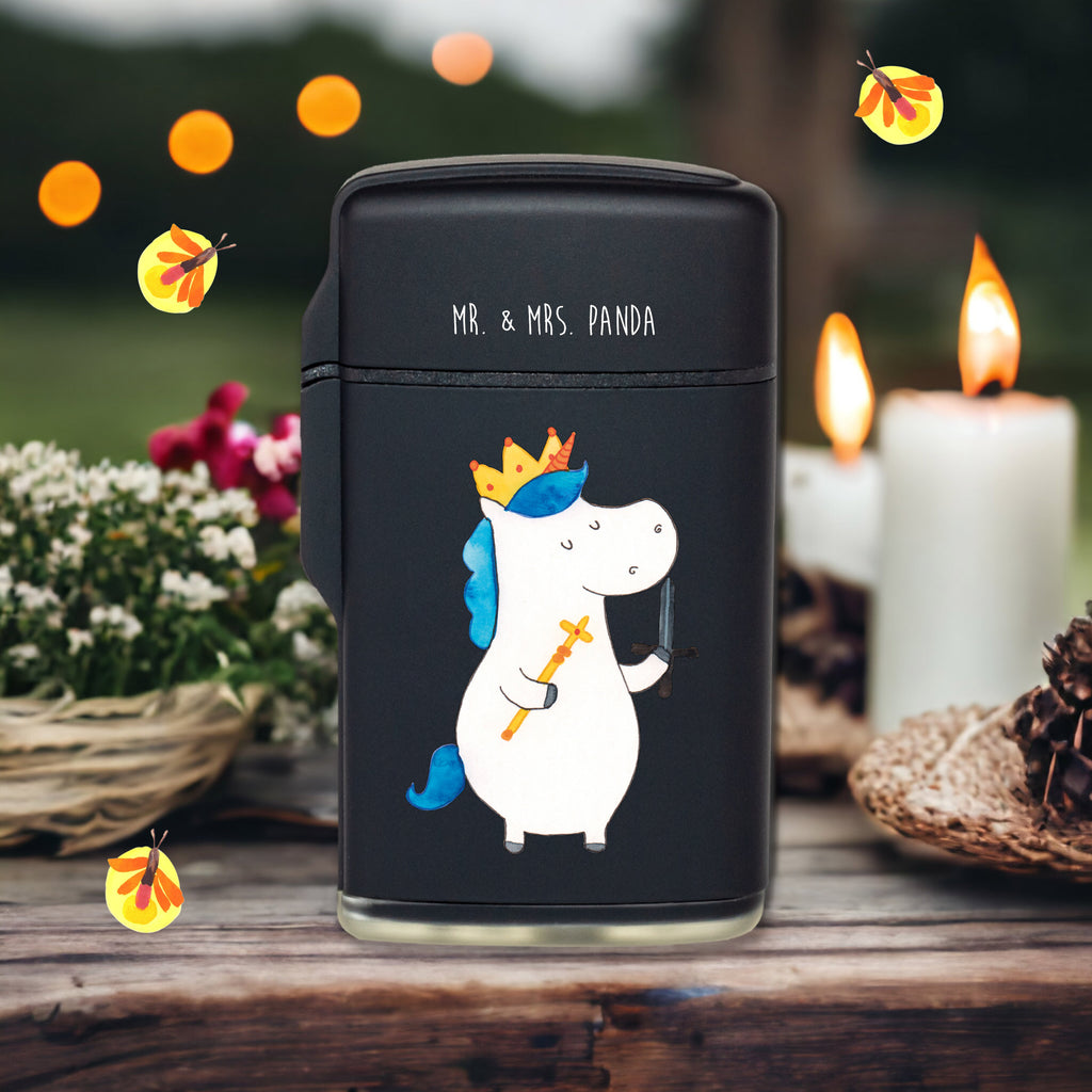 Feuerzeug Einhorn König mit Schwert Einhorn, Einhörner, Einhorn Deko, Pegasus, Unicorn, König, Ritter, Mittelalter