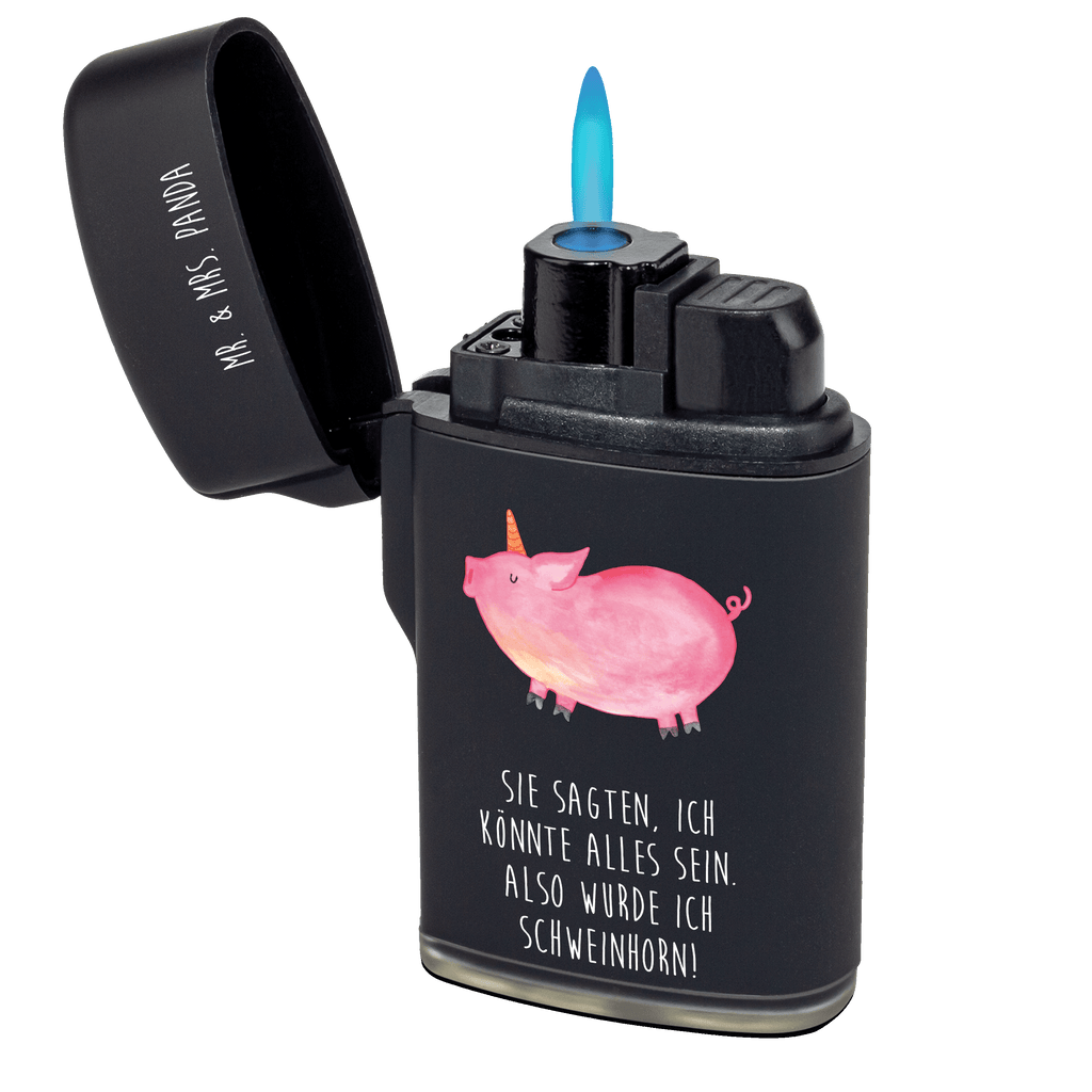 Feuerzeug Einhorn Schweinhorn Einhorn, Einhörner, Einhorn Deko, Pegasus, Unicorn, Party, Spaß, Schwein, Schweinhorn, Bauer, witzig. lustig, Spruch, geschenk, Pig, Piggy, funny, english, englisch