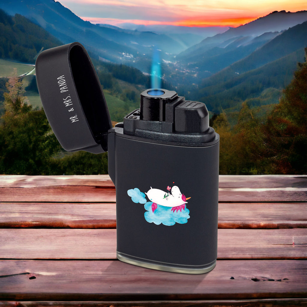 Feuerzeug Einhorn verliebt auf Wolke Einhorn, Einhörner, Einhorn Deko, Pegasus, Unicorn, verliebt, Liebe, Liebesbeweis, Freundin, Wolke